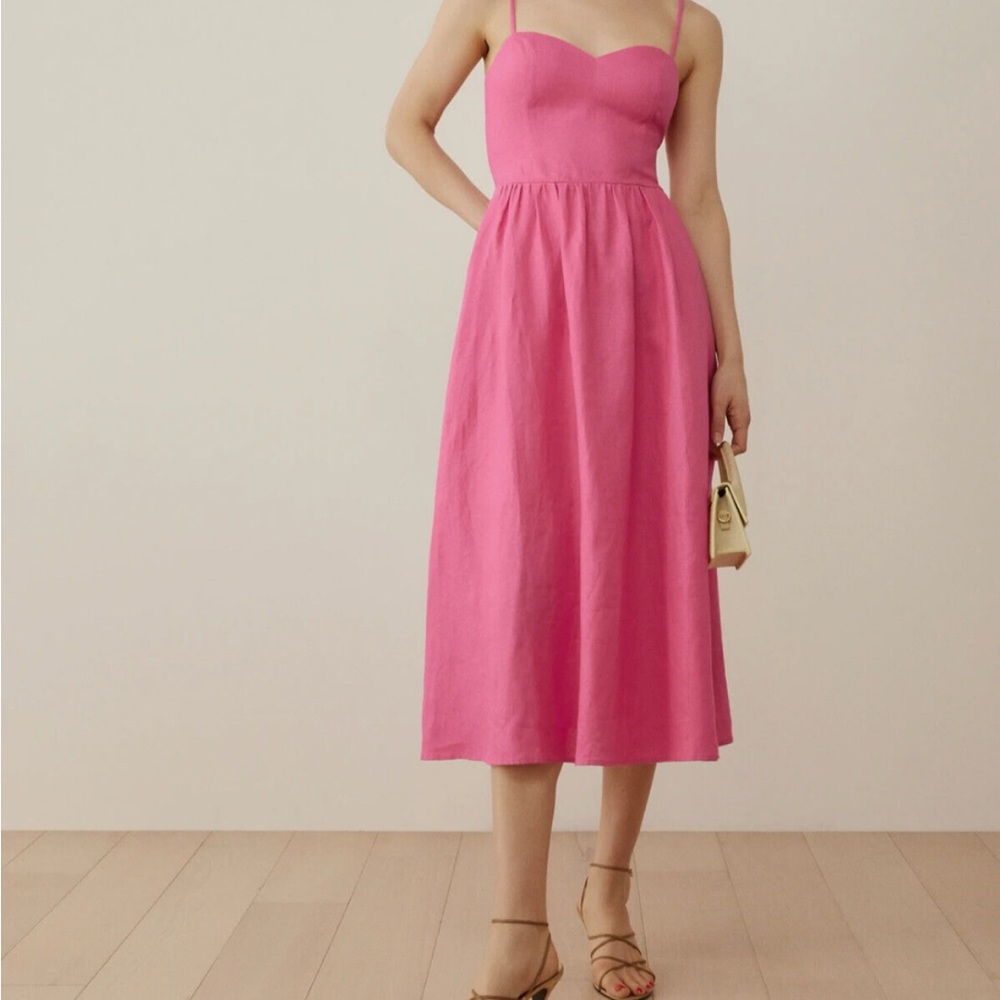Reformation Zander Midi Dress